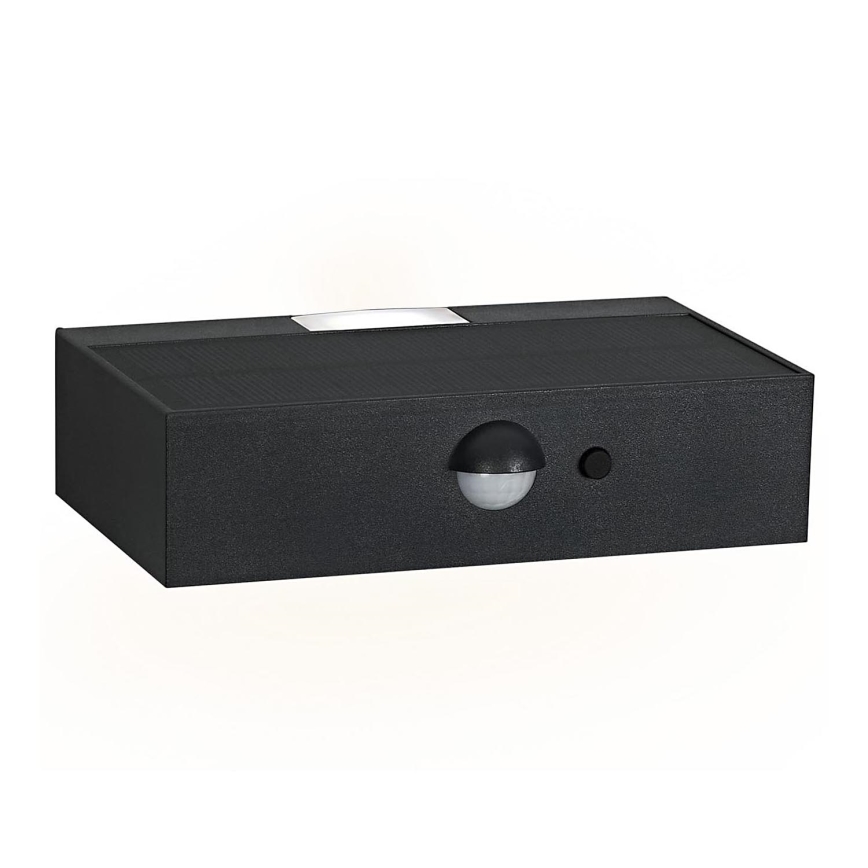 Ledvance - Soldrevet LED væglampe med sensor ENDURA SOLAR LED/3W/4,2V 1200 mAh IP65