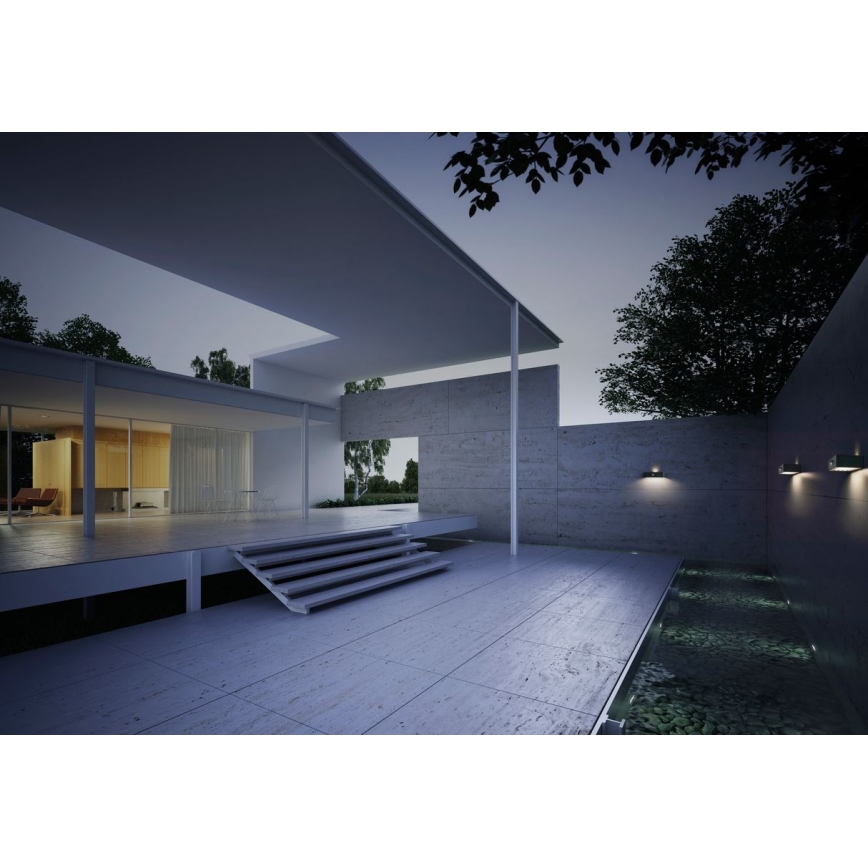Ledvance - Soldrevet LED væglampe med sensor ENDURA SOLAR LED/3W/4,2V 1200 mAh IP65
