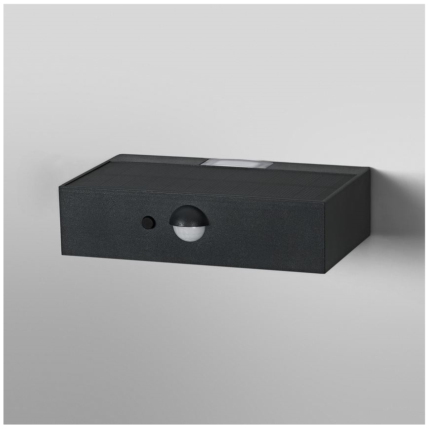 Ledvance - Soldrevet LED væglampe med sensor ENDURA SOLAR LED/3W/4,2V 1200 mAh IP65