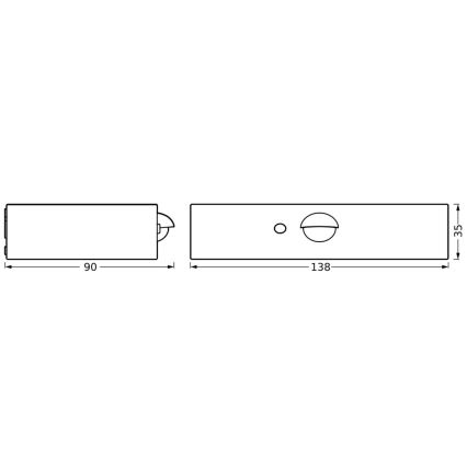 Ledvance - Soldrevet LED væglampe med sensor ENDURA SOLAR LED/3W/4,2V 1200 mAh IP65