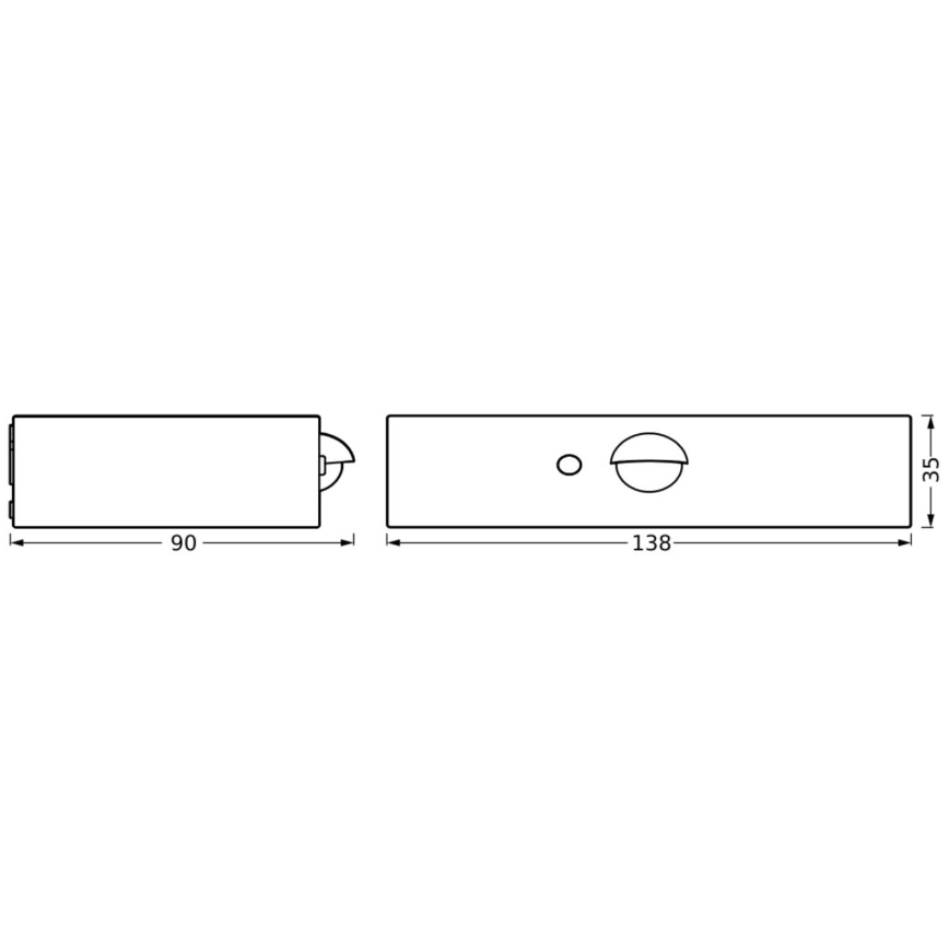Ledvance - Soldrevet LED væglampe med sensor ENDURA SOLAR LED/3W/4,2V 1200 mAh IP65