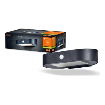 Ledvance - Soldrevet LED væglampe med sensor ENDURA STYLE LED/4W/3,7V IP44