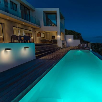 Ledvance - Soldrevet LED væglampe med bevægelses- og skumringssensor ENDURA STYLE LED/6W/3,7V 1420 mAh IP44