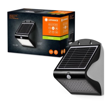 Ledvance - Soldrevet LED væglampe med sensor SOMMERFUGL LED/4W/3,7V 2000 mAh IP65