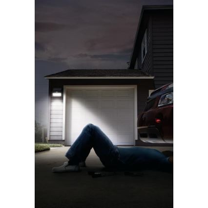 Ledvance - Soldrevet LED vægprojektør med sensor FLOOD LED/2,9W/3,7V 2600 mAh IP44