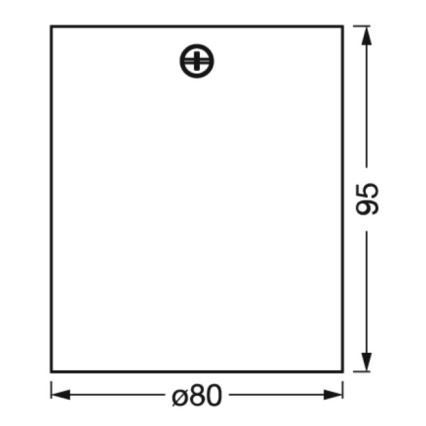 Ledvance - Spotlampe SPOT 1xGU10/7W/230V hvid