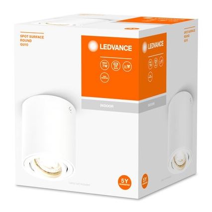 Ledvance - Spotlampe SPOT 1xGU10/7W/230V hvid