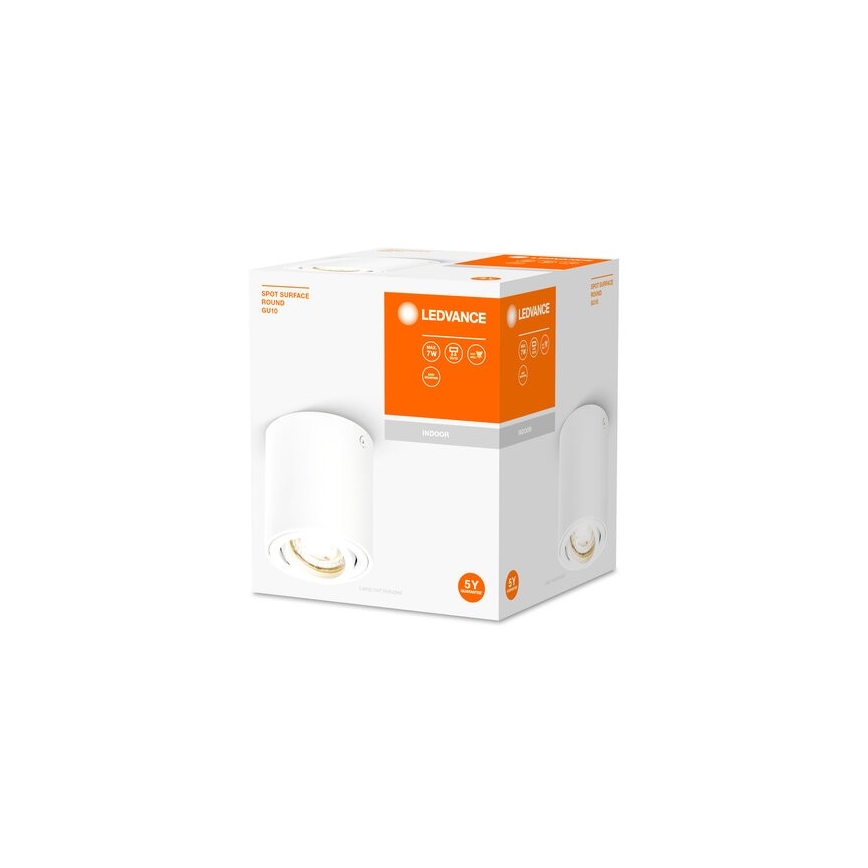 Ledvance - Spotlampe SPOT 1xGU10/7W/230V hvid