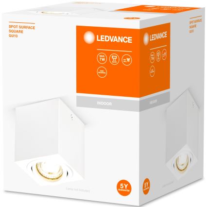 Ledvance - Spotlampe SPOT 1xGU10/7W/230V hvid