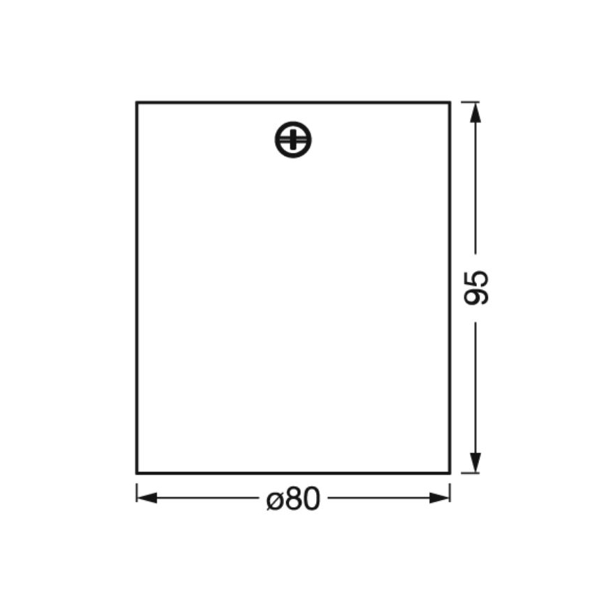 Ledvance - Spotlampe SPOT 1xGU10/7W/230V sort