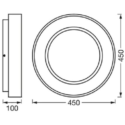 Ledvance-LED Dæmpbart loftlys SUN@HOME CIRCULAR LED/18,5W/230V Wi-Fi