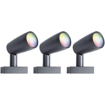 Ledvance - SÆT 3x LED RGB udendørs lamper SMART+ SPOT 3xLED/4,5W/230V IP65 Wi-Fi