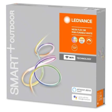 Ledvance - Udendørs LED lysbånd RGB+TW-farvet SMART+ FLEX 3 m LED/15W/230V 2700K-6500K IP44 Wi-Fi