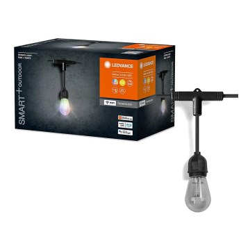 Ledvance - Udendørs LED lyskæde dæmpbar RGBW-farver SMART+ STRING 12xLED/0,37W/230V IP44 Wi-Fi