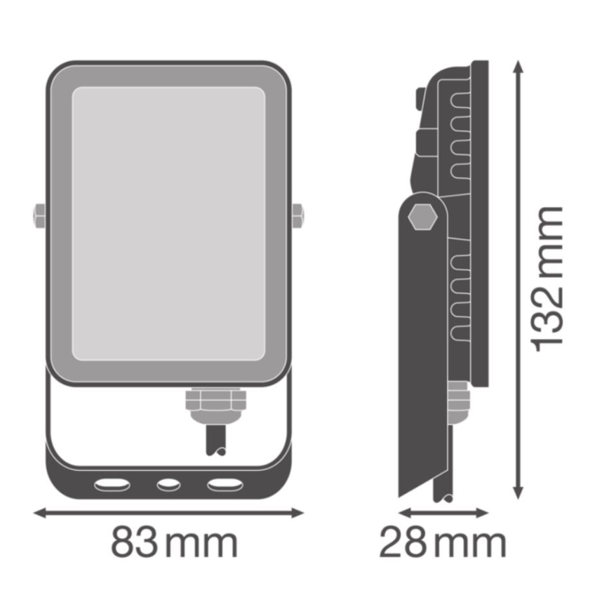Ledvance - LED Væghængt projektør FLOODLIGHT ESSENTIAL LED/10W/230V IP65
