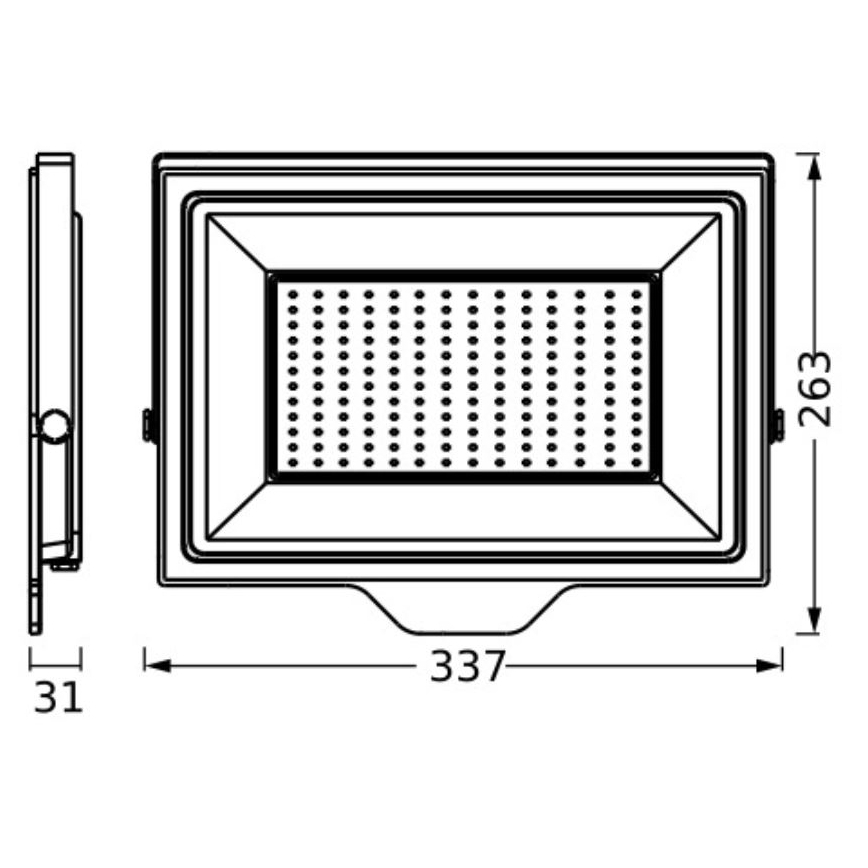 Ledvance - LED Væghængt projektør FLOODLIGHT ESSENTIAL LED/150W/230V IP65
