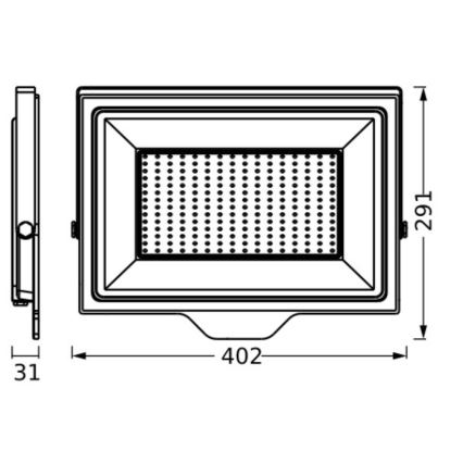 Ledvance - LED Væghængt projektør FLOODLIGHT ESSENTIAL LED/200W/230V IP65