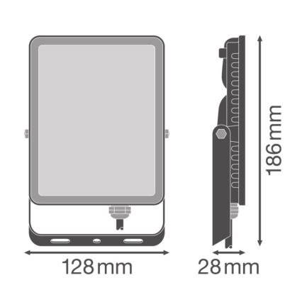 Ledvance - LED Væghængt projektør FLOODLIGHT ESSENTIAL LED/30W/230V 4000K IP65