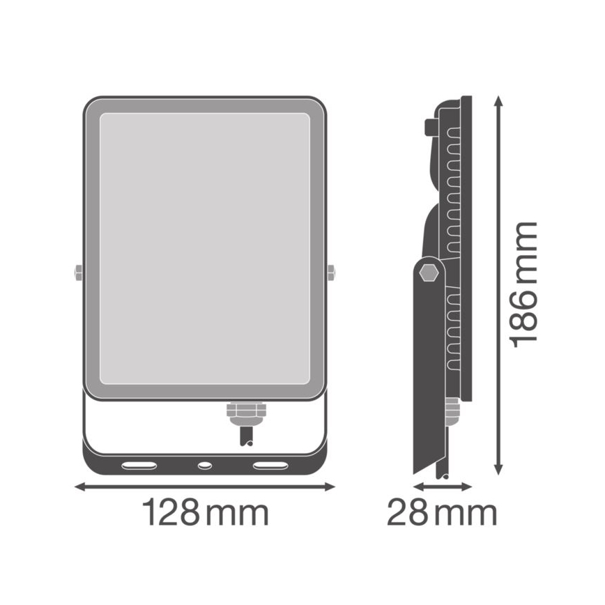 Ledvance - LED Væghængt projektør FLOODLIGHT ESSENTIAL LED/30W/230V 4000K IP65