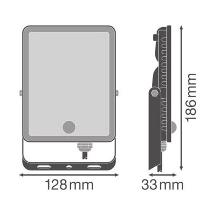 Ledvance - Udendørs LED projektør med sensor FLOODLIGHT LED/30W/230V 6500K IP65