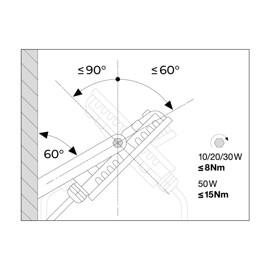 Ledvance - Udendørs LED projektør med sensor FLOODLIGHT LED/30W/230V 6500K IP65
