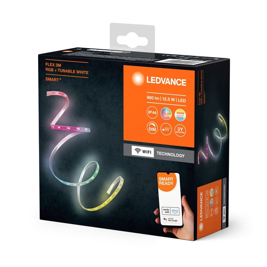 Ledvance - Udendørs LED strip RGB+TW dæmpbar FLEX 3 m LED/12,5W/230V 2700-6500K IP44 Wi-Fi