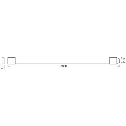 Ledvance - Udendørs LED strip RGB+TW dæmpbar FLEX 3 m LED/12,5W/230V 2700-6500K IP44 Wi-Fi