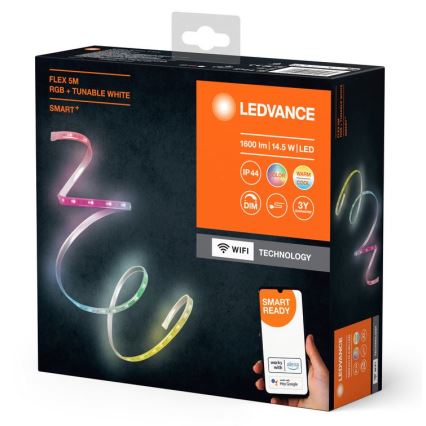 Ledvance - Udendørs LED strip RGB+TW dæmpbar FLEX 5 m LED/14,5W/230V Wi-Fi