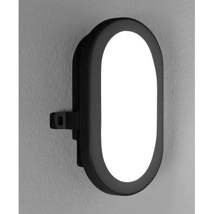 Ledvance - Udendørs LED væglampe BULKHEAD LED/6W/230V IP54 sort