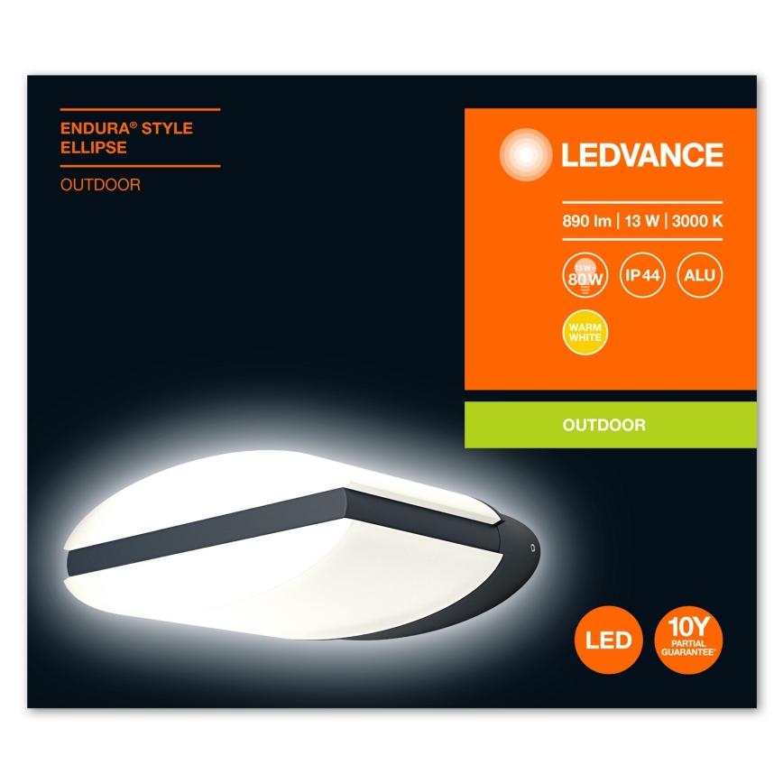Ledvance - Udendørs LED væglampe ENDURA LED/12,5W/230V IP44