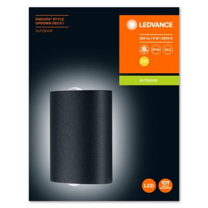 Ledvance - Udendørs LED væglampe ENDURA LED/6W/230V