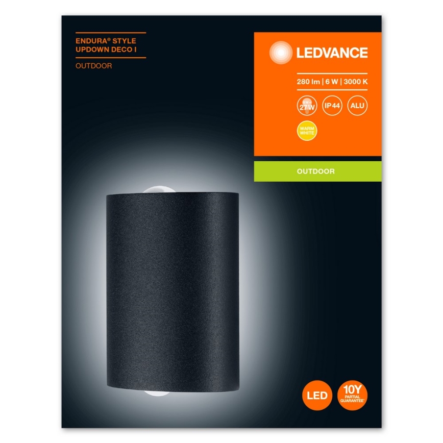 Ledvance - Udendørs LED væglampe ENDURA LED/6W/230V