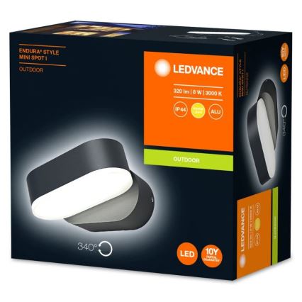 Ledvance - Udendørs LED væglampe ENDURA LED/8W/230V IP44