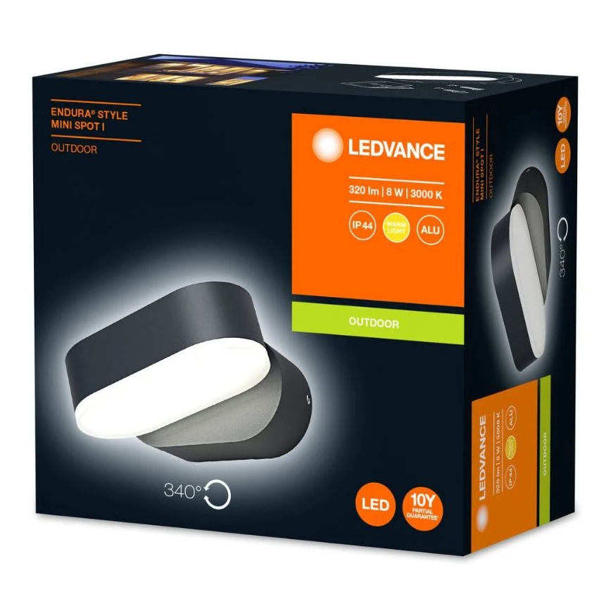 Ledvance - Udendørs LED væglampe ENDURA LED/8W/230V IP44