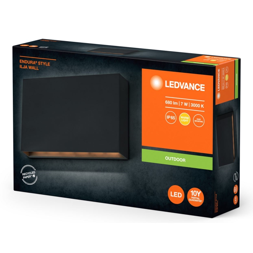 Ledvance - Udendørs LED væglampe ENDURA STYLE ILJA LED/7W/230V IP65