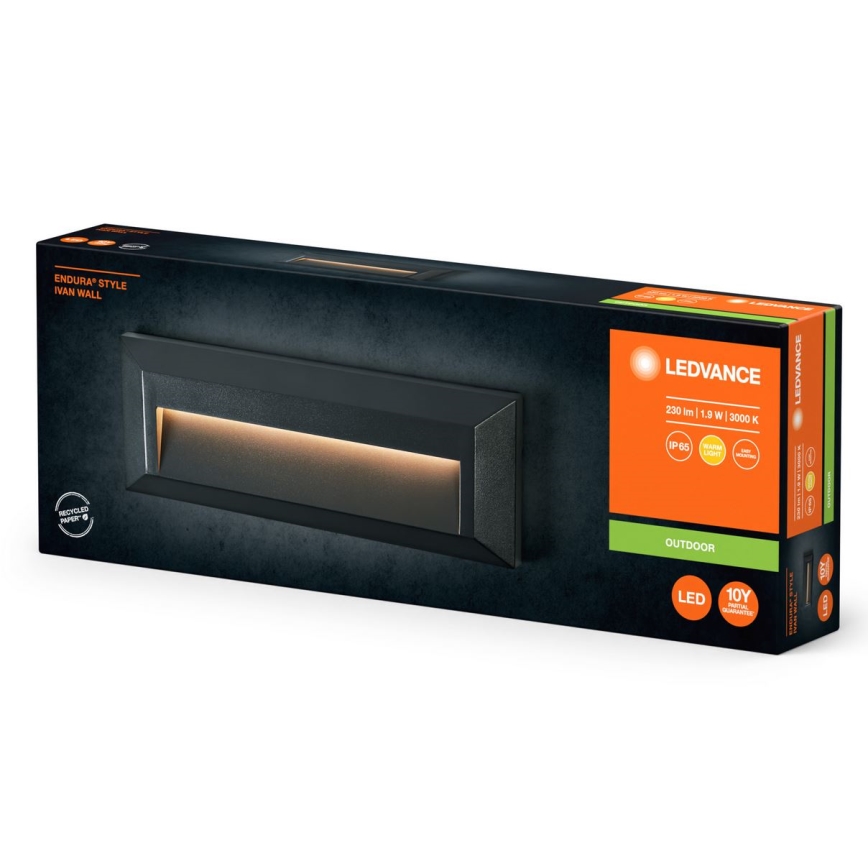 Ledvance - Udendørs LED væglampe ENDURA STYLE IVAN LED/1,9W/230V IP65