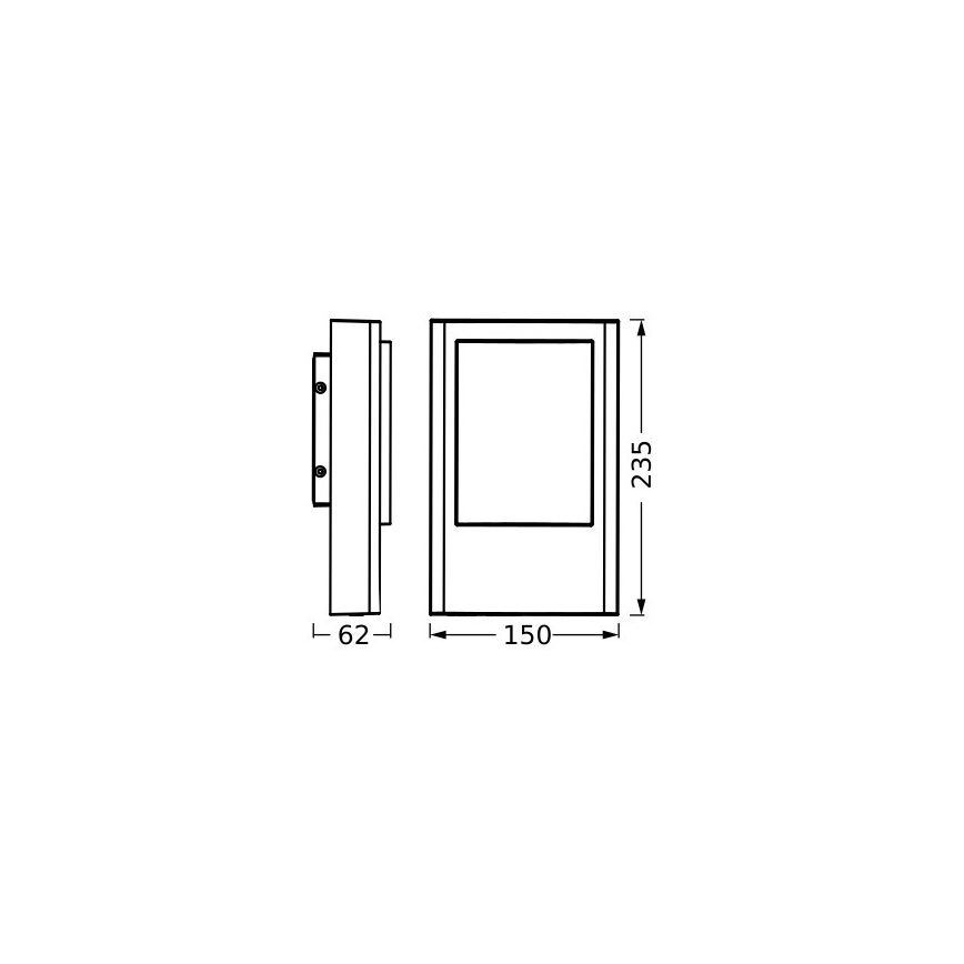 Ledvance - Udendørs LED væglampe ENDURA STYLE LED/12,5W/230V IP44