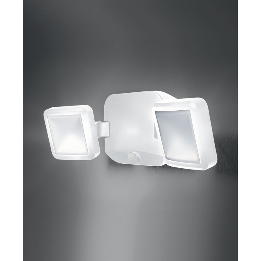 Ledvance - Udendørs LED væglampe med sensor BATTERY 2xLED/10W/4xD IP54