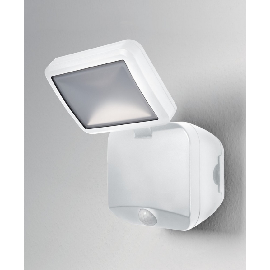 Ledvance - Udendørs LED væglampe med sensor BATTERY LED/4W/4xD IP54