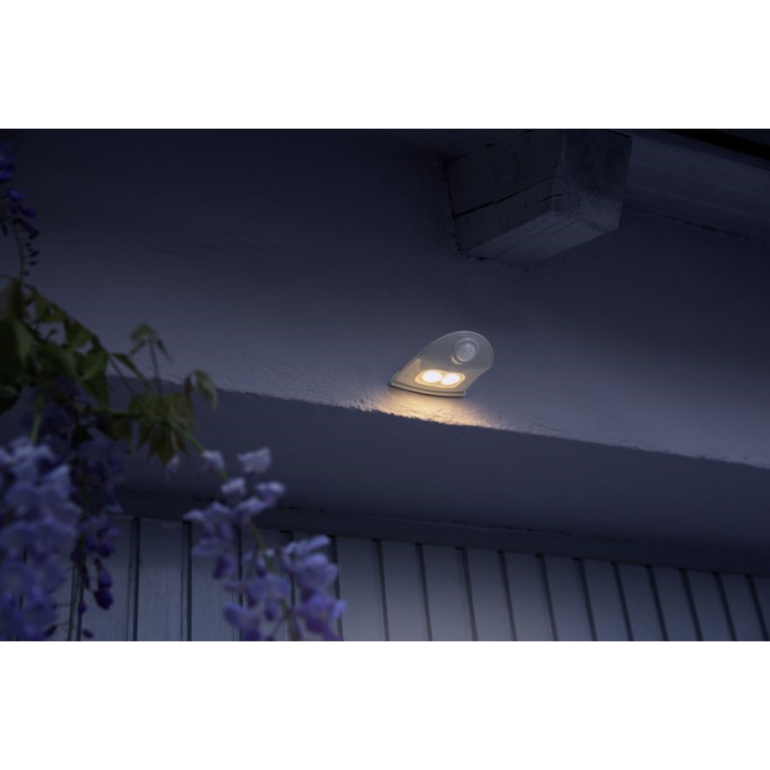 Ledvance - Udendørs LED væglampe med sensor DOORLED LED/1W/3xAA IP54