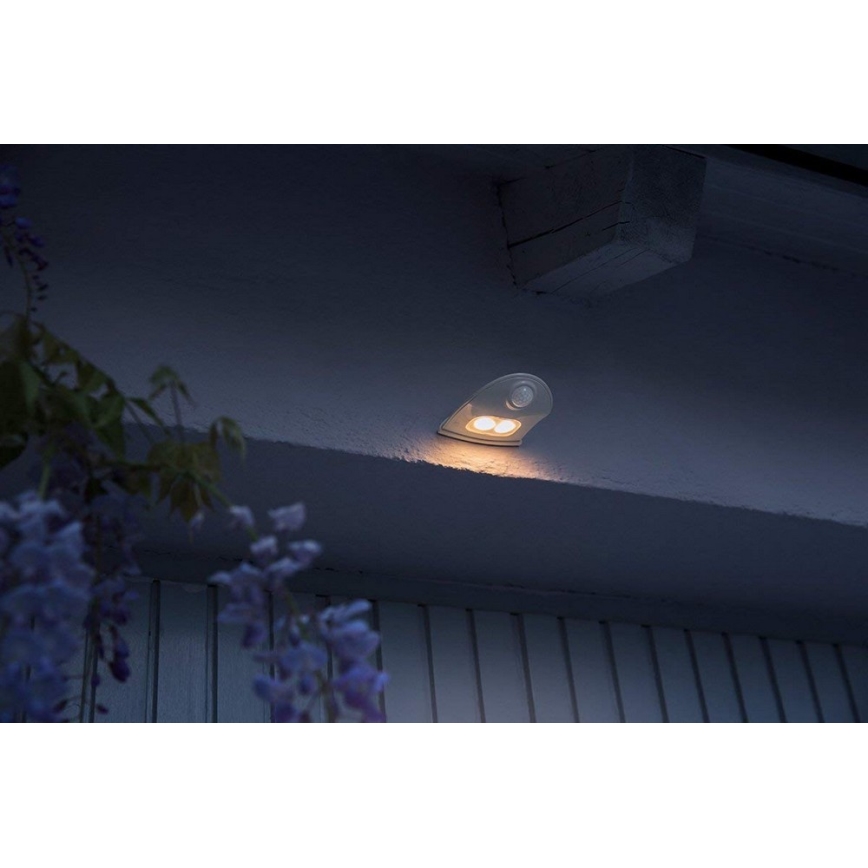 Ledvance - Udendørs LED væglampe med sensor DOORLED LED/1W/3xAA IP54