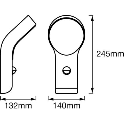 Ledvance - Udendørs LED væglampe med sensor ENDURA LED/8W/230V IP44