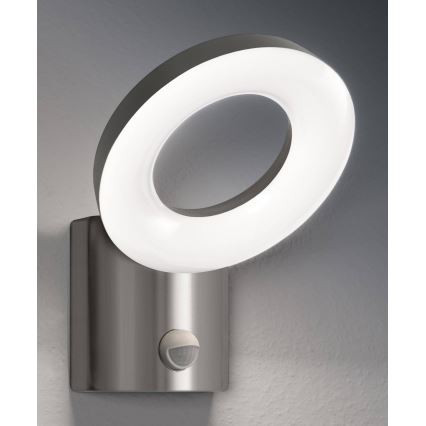 Ledvance - Udendørs LED væglampe med sensor LOOP 1xLED/12W/230V IP44