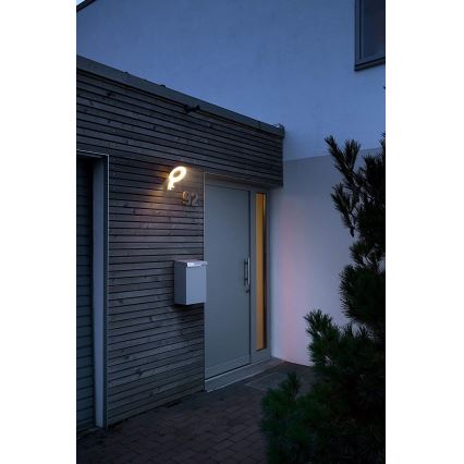 Ledvance - Udendørs LED væglampe med sensor LOOP 1xLED/12W/230V IP44