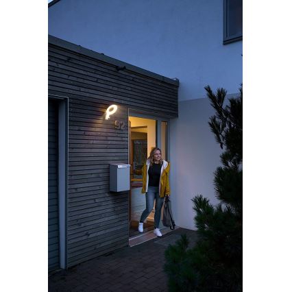 Ledvance - Udendørs LED væglampe med sensor LOOP 1xLED/12W/230V IP44
