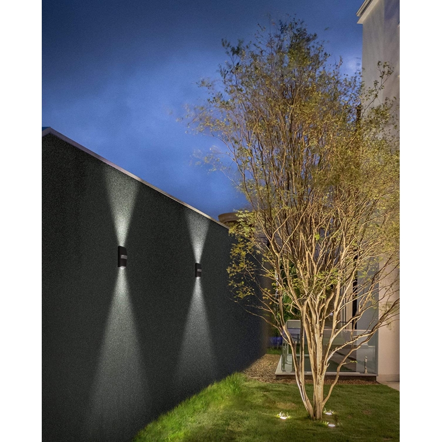 Ledvance - Udendørs LED væglampe med sensor UPDOWN LED/10W/230V IP55