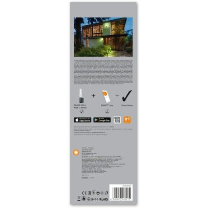 Ledvance - Udendørs LED væglampe RGBW-farver SMART+ FLARE LED/7,5W/230V IP44 Wi-Fi