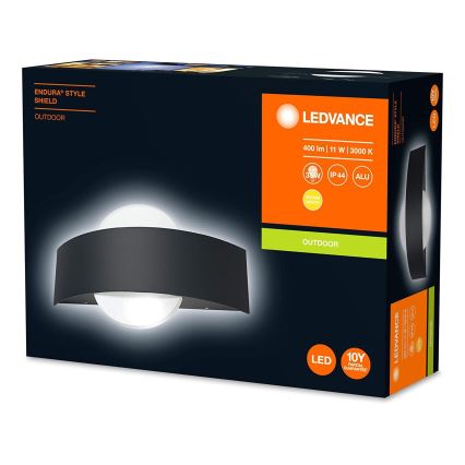 Ledvance - Udendørs LED væglampe SHIELD LED/11W/230V IP44