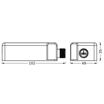 Ledvance - Udendørs netadapter ENDURA 24W/12V IP67