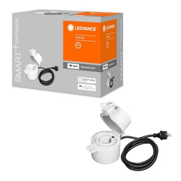 Ledvance - Udendørs smart socket SMART+ PLUG SCHUKO 3680W IP44 Wi-Fi